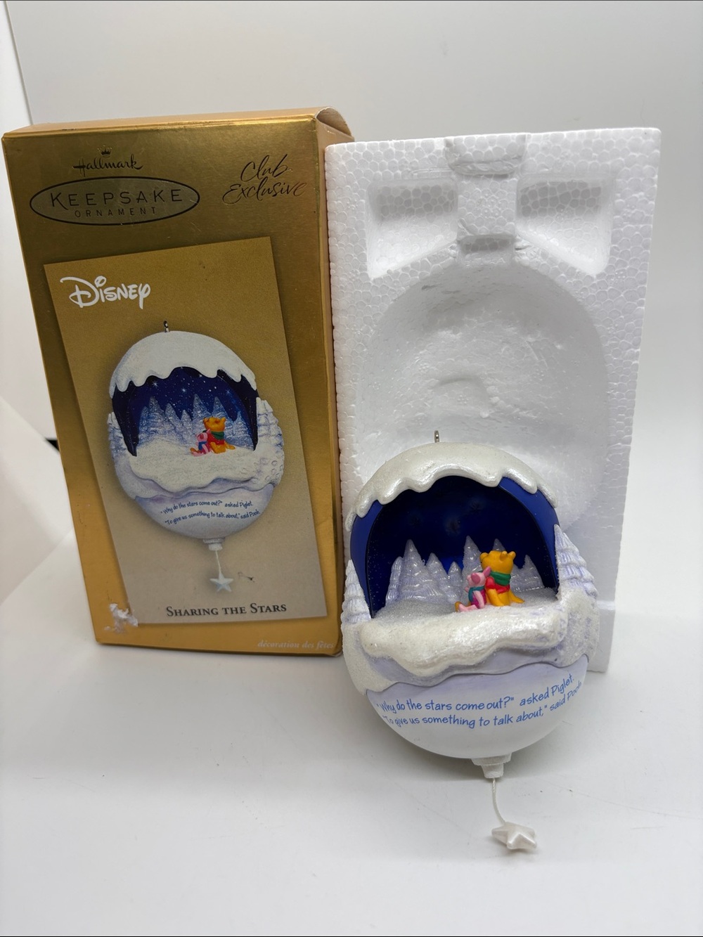Hallmark Disney Sharing the Stars Ornament Winnie the Pooh